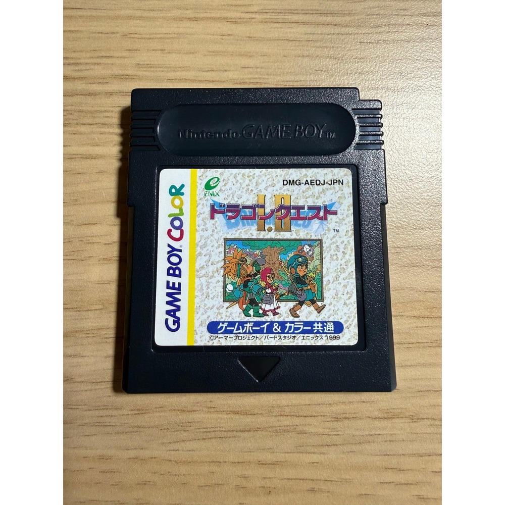 Dragon Quest I & II Nintendo Game Boy Color GBC Japan Import Enix DMG-AEDJ-JPN